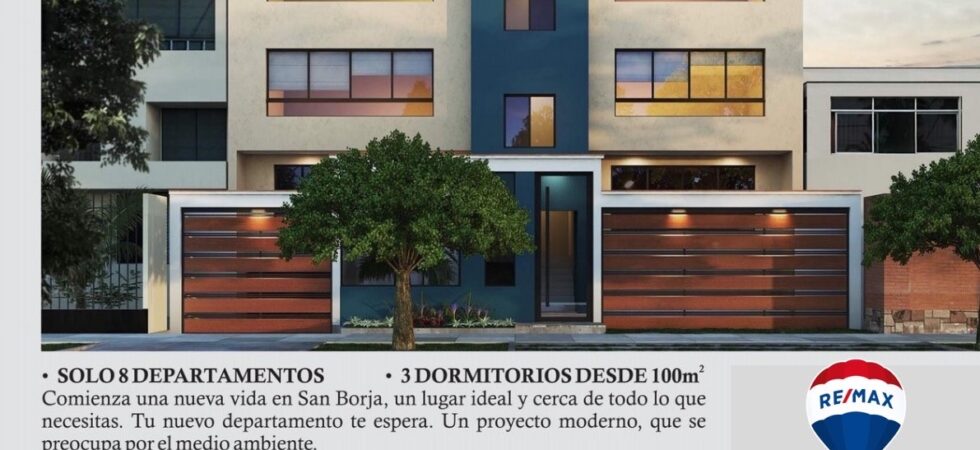 Venta de Departamento En San Borja, Lima – US$ 243,800 – San Borja