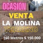 Venta de Terreno En La Molina, Lima – US$ 150,000 – Calle Pongo de Manseriche Manzana C La Molina