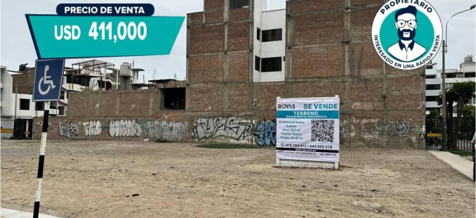 Venta de Terreno En Santiago De Surco, Lima – US$ 411,000 – Av. Los Faisanes, Santiago de Surco