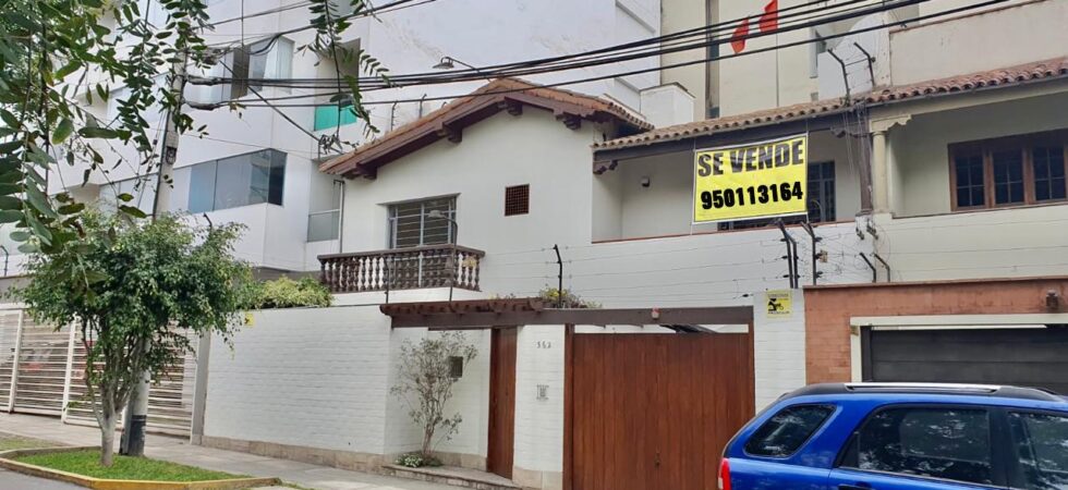 Venta de Casa En Miraflores, Lima – US$ 850,000 – Calle las acacias 562