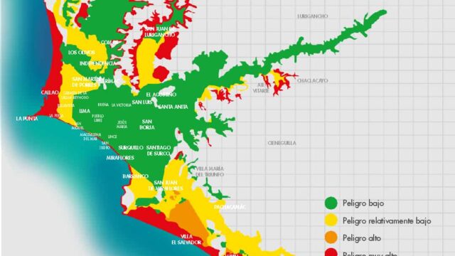 Mapa de riesgo sísmico de Lima Mapa de riesgo sísmico de Lima